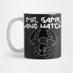 Mr. Game and Watch (White Text) Mug